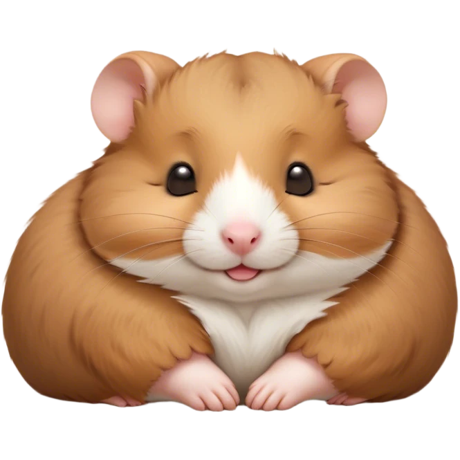 Meme-Worthy Cute Sleeping Brown Hamster Portrait Emoji, Head resting peacefully with a contented smile, showcasing a delightfully compact build and a luxuriously soft rich brown fur, eyes shut in a serene nap, Simplified yet hilariously adorable features, highly detailed, glowing with a soft, drowsy light, high shine, relaxed and utterly lovable, stylized with an air of playful laziness, bright and heartwarming, soft glowing outline, capturing the essence of a comically sleepy hamster, so meme-worthy it feels like it could instantly become the next viral sensation of adorable slumber! emoji