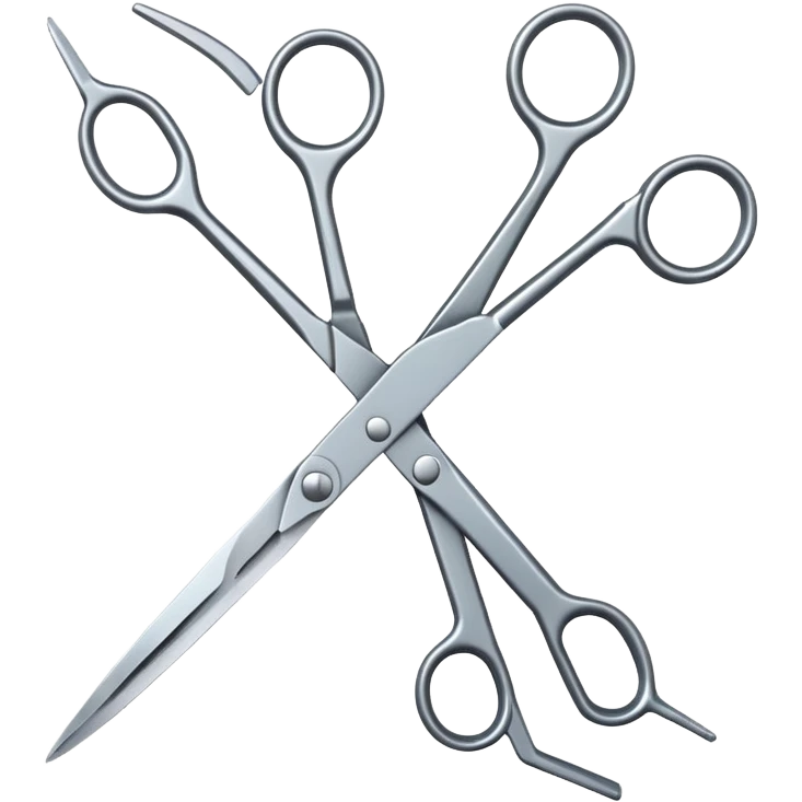 open hairdressing scissors emoji