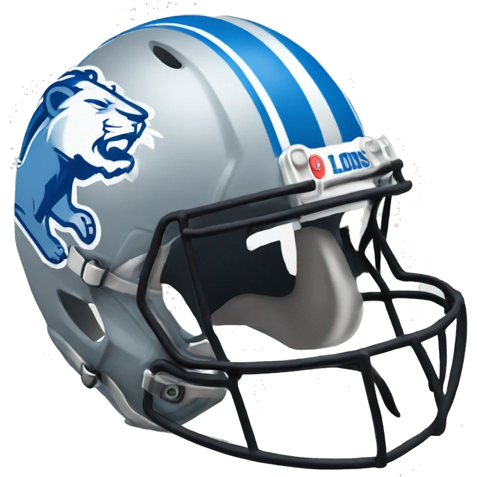 Detroit Lions helmet  emoji