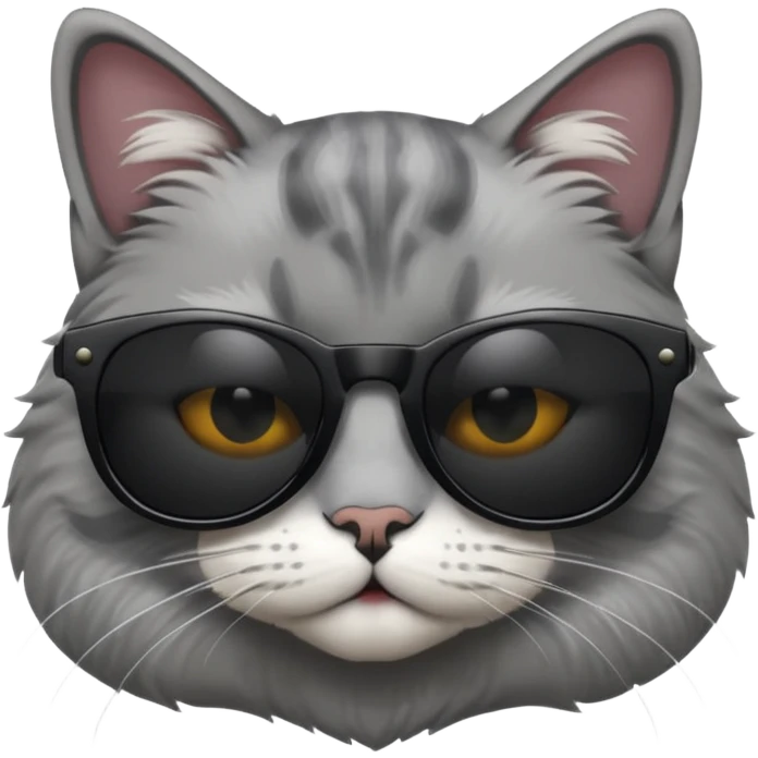 Cat wearing sunglasses emoji