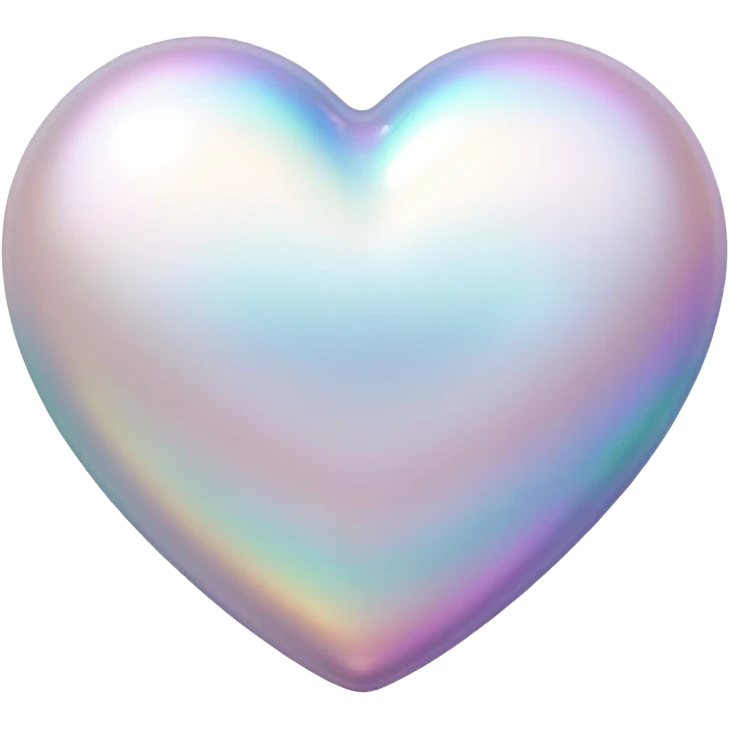 Pearl heart  emoji