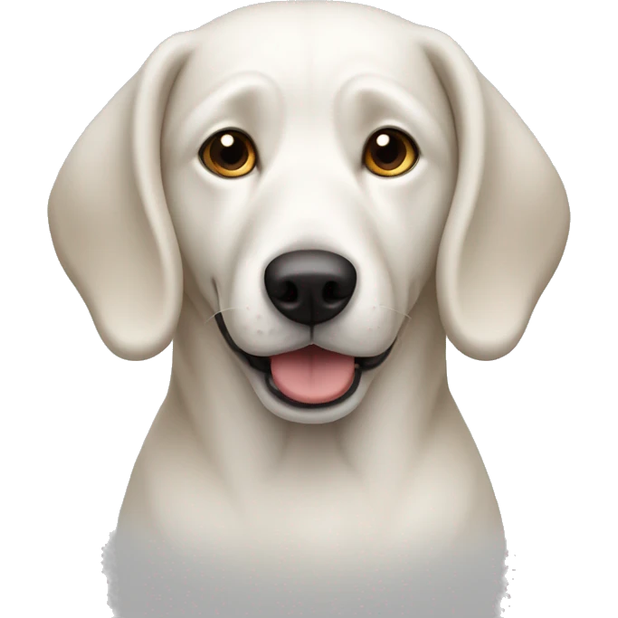 White cheagle dog emoji