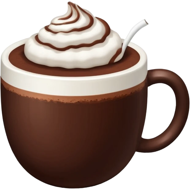 white mug-of-hot-cocoa chocolate bomb emoji