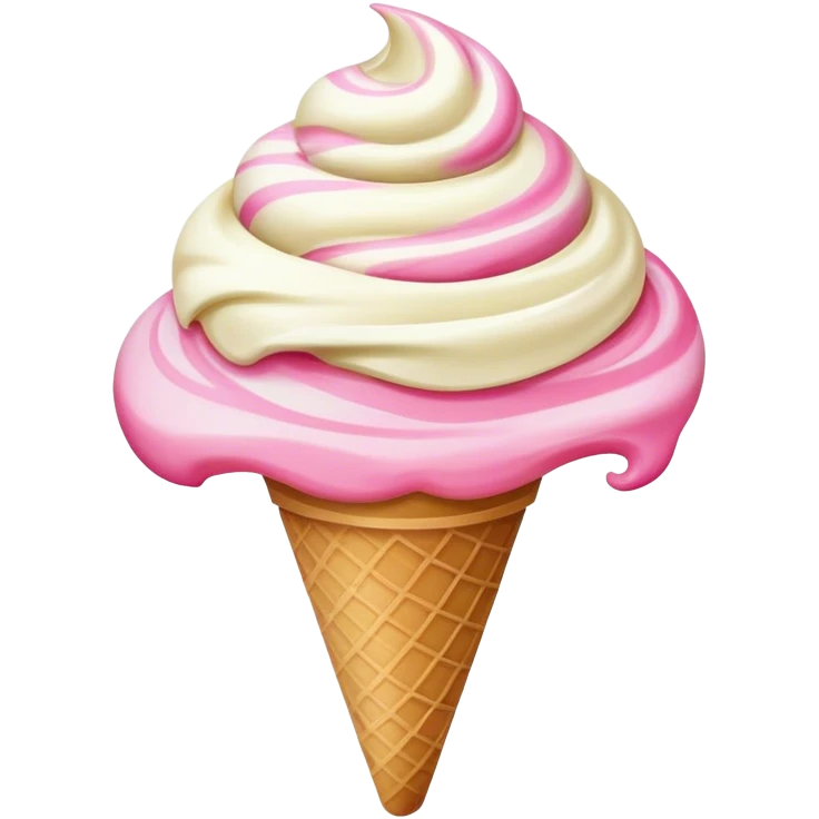 white, vanilla, pink  emoji