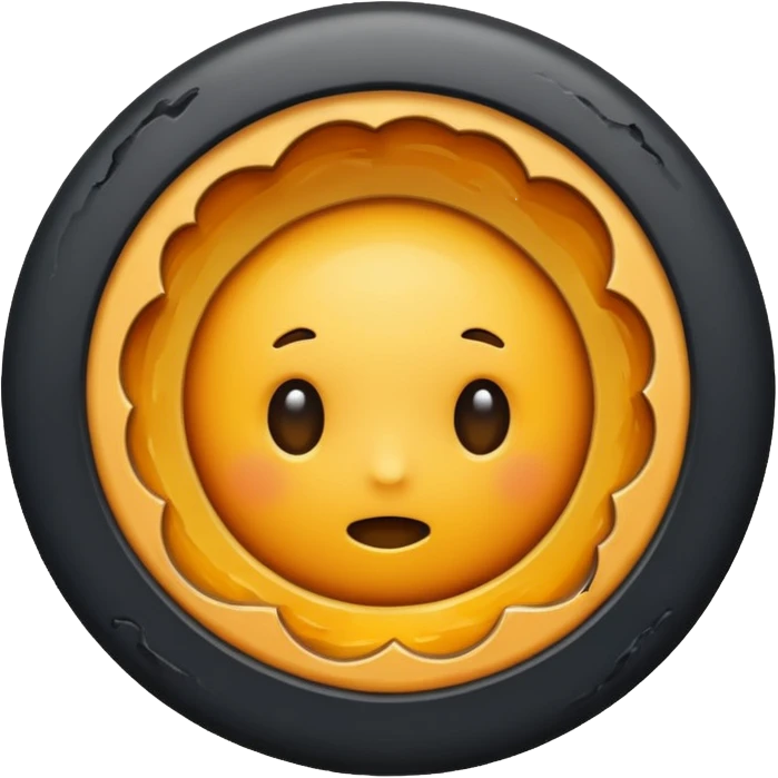 Spreading hole open emoji