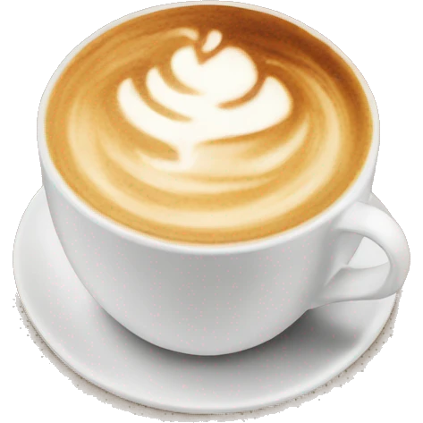 Café latté emoji