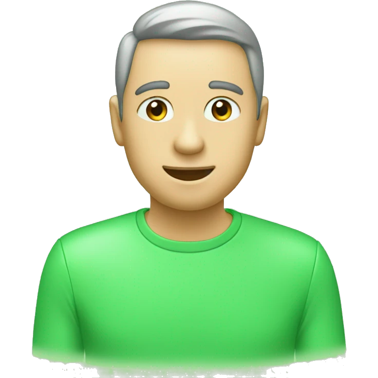Ordinateur avec écrit dedans #Cherif et un fond d’écran vert pastel emoji