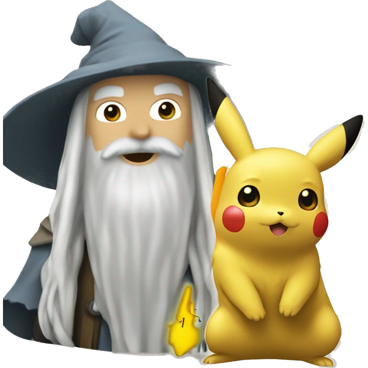 Pikachu Gandalf  emoji