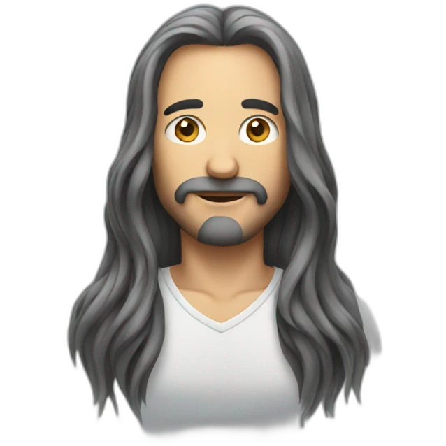 long hair man emoji