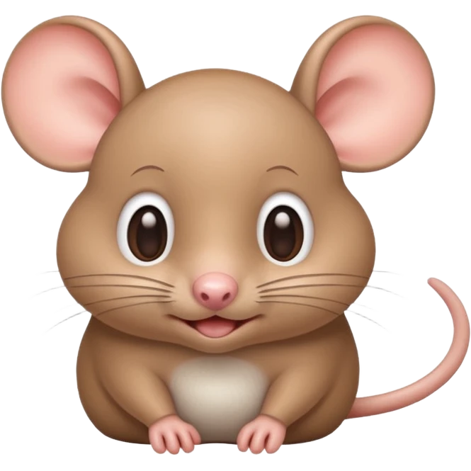 Un ratón cute volteando los ojos 🙄 como ese emoji SOLO LOS OJOS emoji