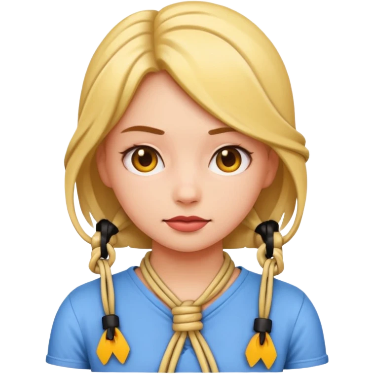 Bdsm girl emoji tied up emoji