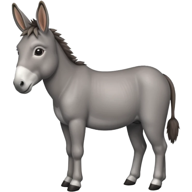 un burro en genero femenino emoji