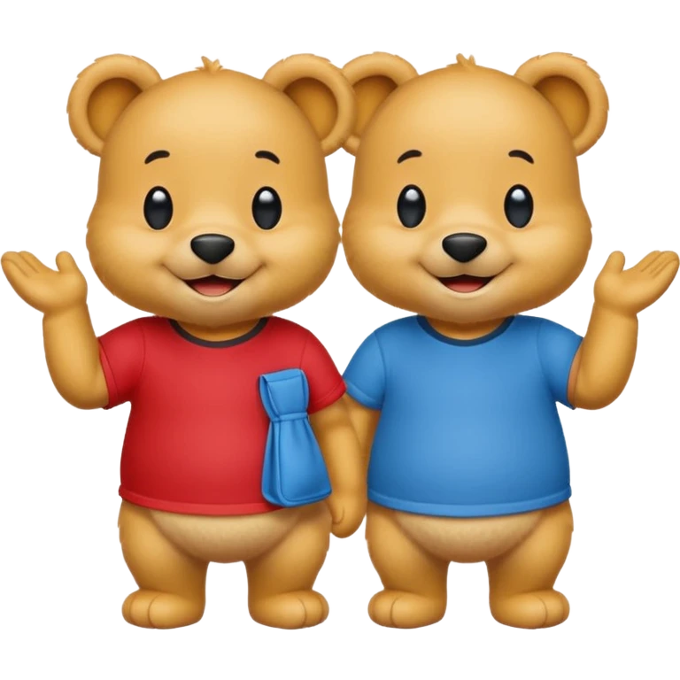 2 winnie the poohs emoji