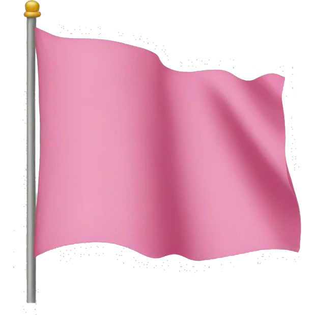 Pink flag emoji
