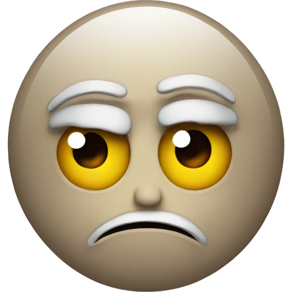 Sad and mad smiley  emoji