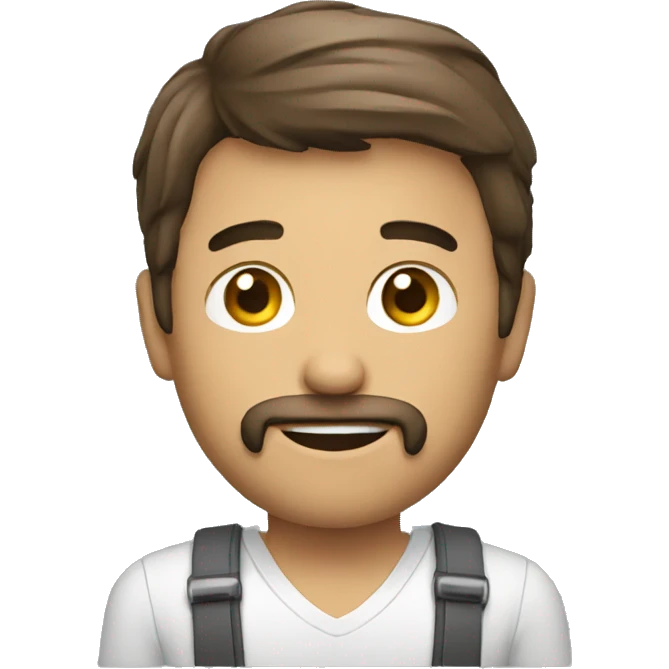 man content maker with phone emoji