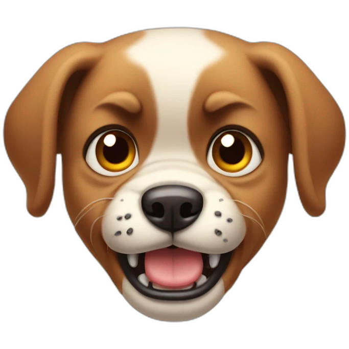 angry puppy face emoji