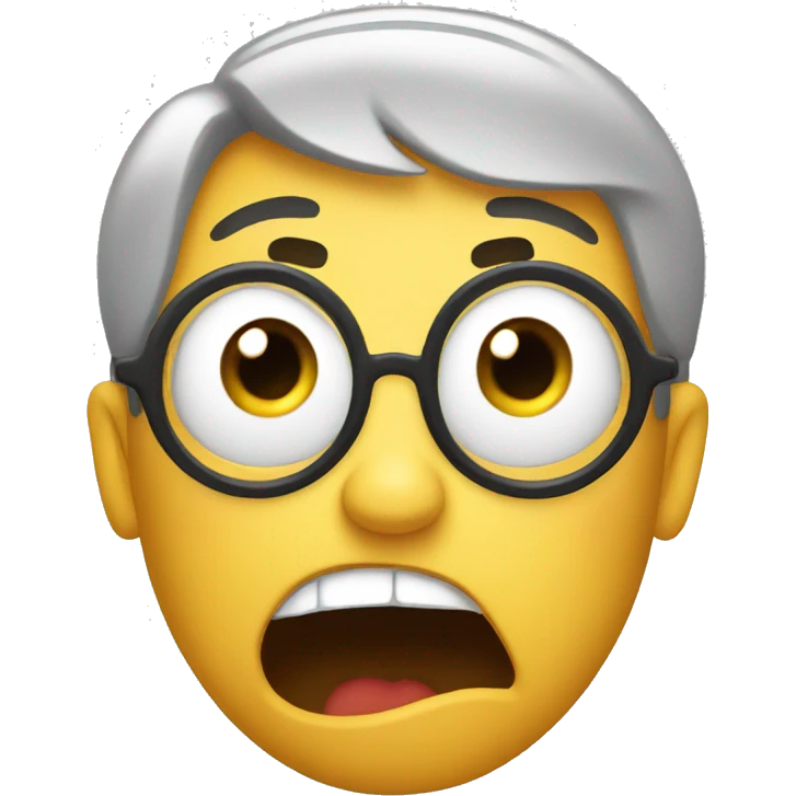 Shocked face emoji