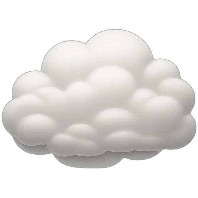 thinking cloud emoji
