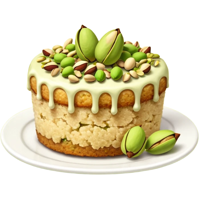 Pistachio Crumble Cakes emoji