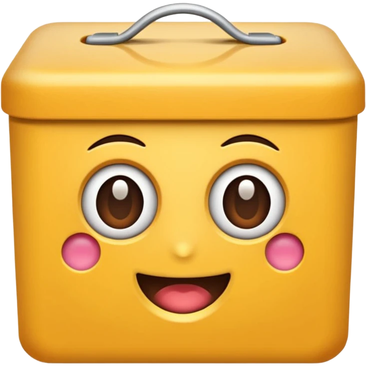 Розовая коробка  emoji