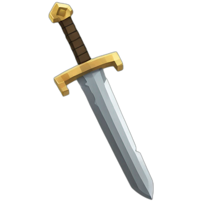 iron sword Minecraft emoji