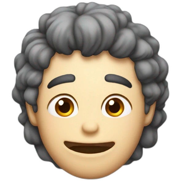 Emoji congelado con corona emoji