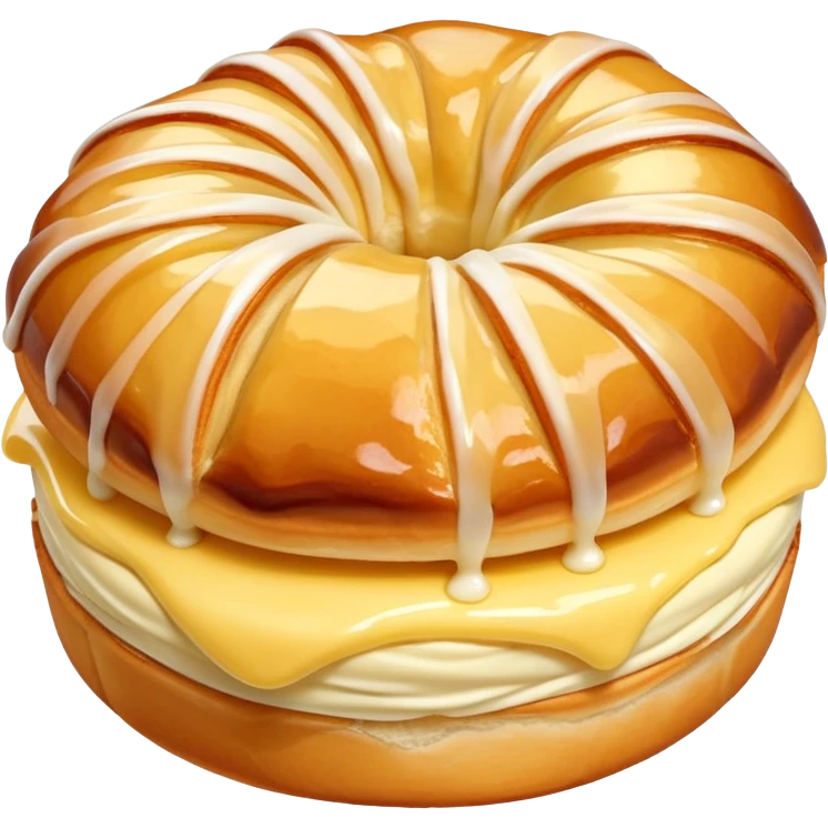Vanilla bean custard danish  emoji