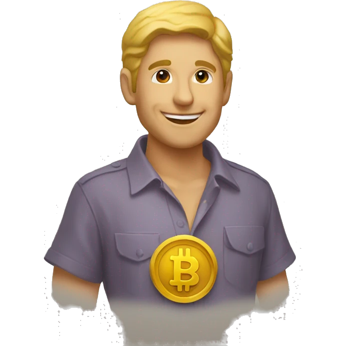 Minador btc feliz  emoji