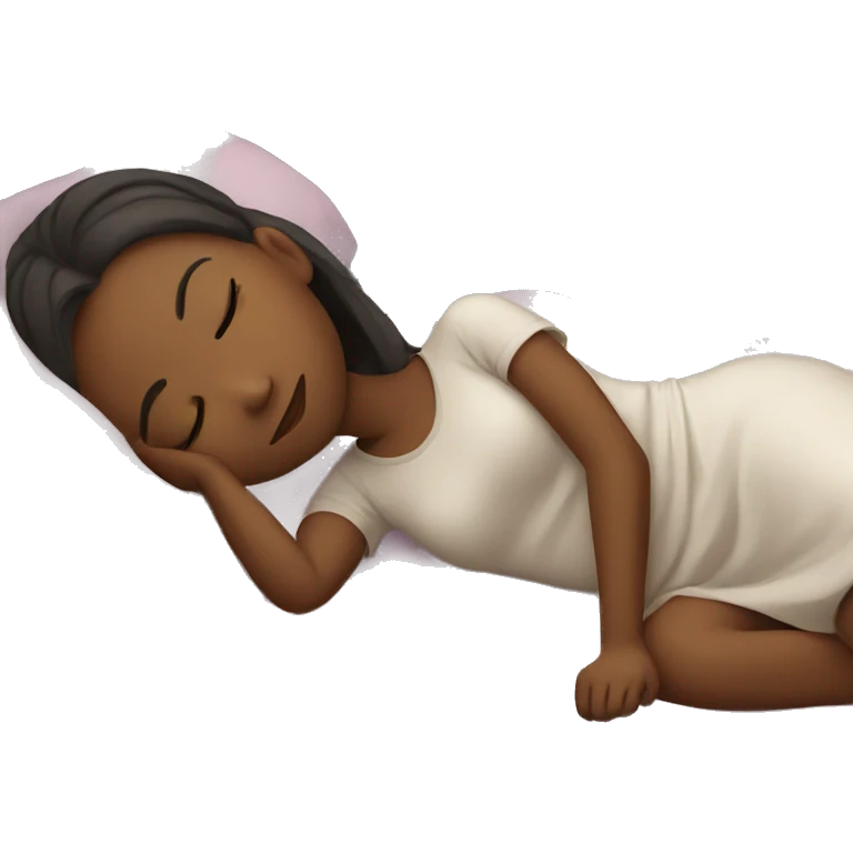 Girl sleeping  emoji