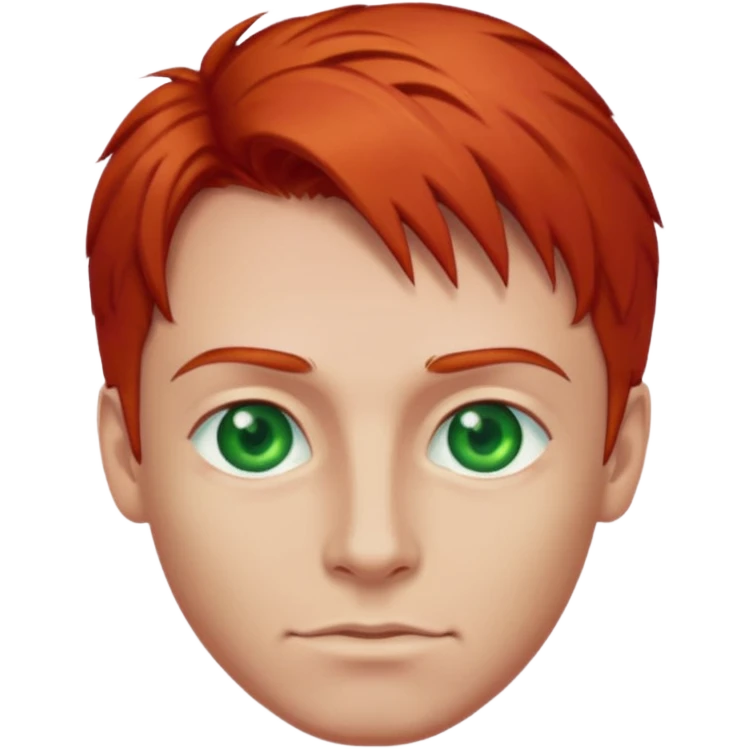 Fisher red hair man emoji