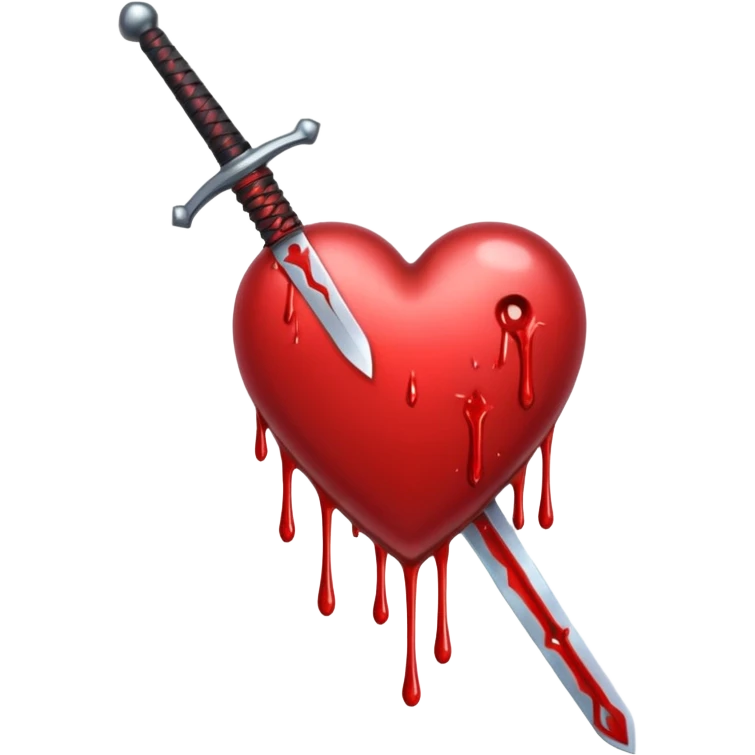 Kılıçlı kalp emoji