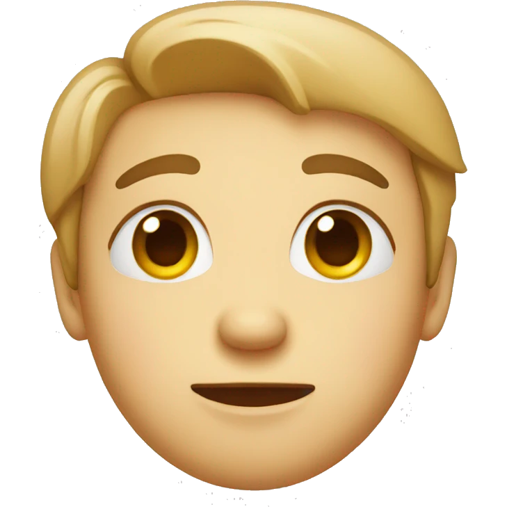 Cute face emoji