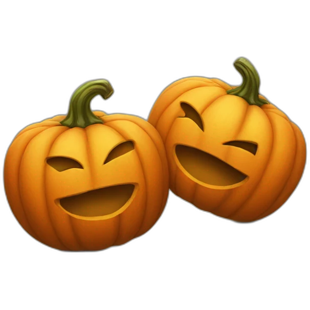 pumpkin kiss emoji