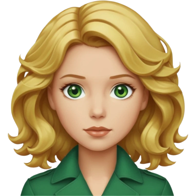 natasha romanoff with blond wavy hair emoji