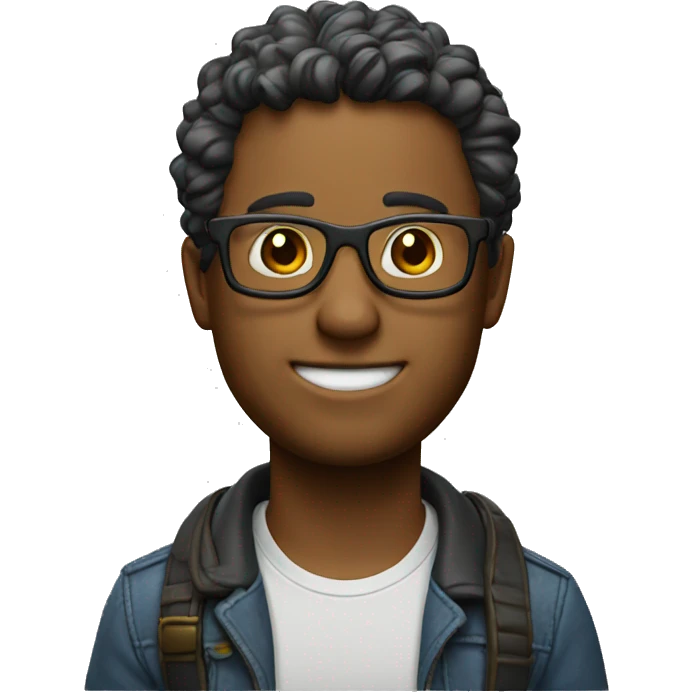 3d nerd emoji  emoji