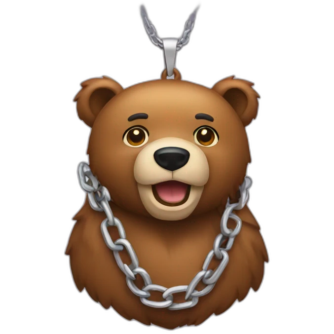 bear chain emoji