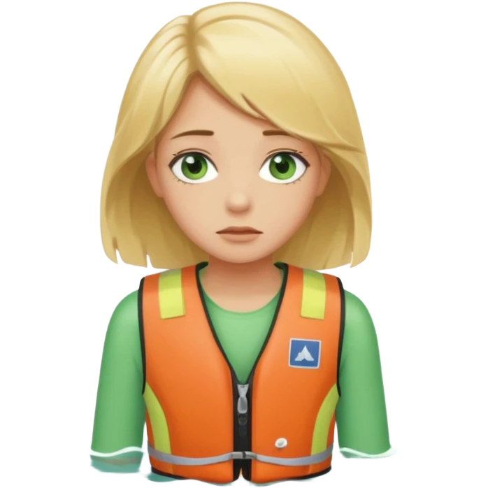 sad depressed weak cs major who is a pretty girl with blond hair and green eyes drowning on ship emoji