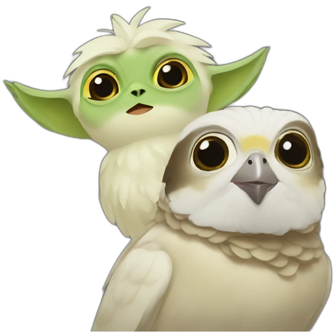 cockatiel with yoda emoji