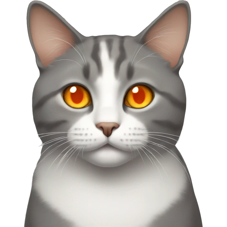 cat with orange eyes emoji