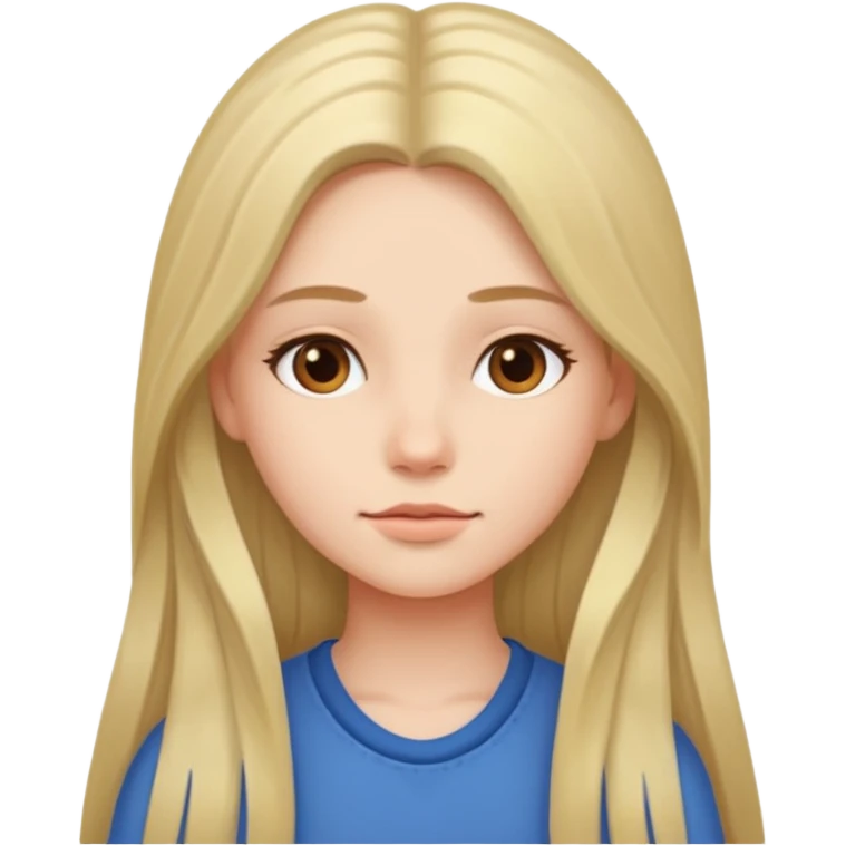 a girl who is calm emoji