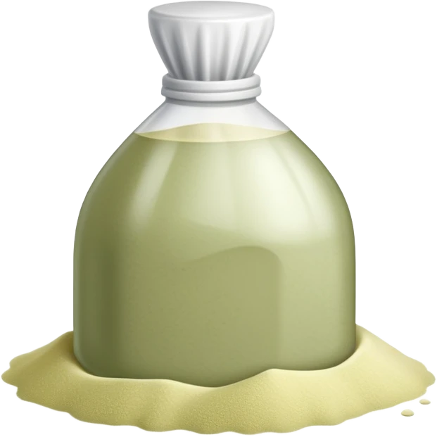 Pale olive laundry detergent emoji