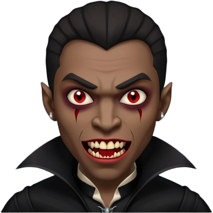black men Vampire emoji