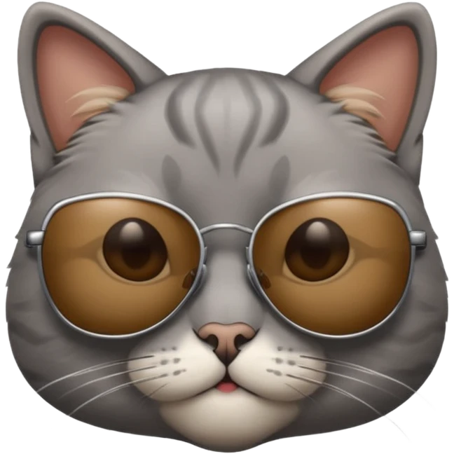 Cat wearing sunglasses emoji