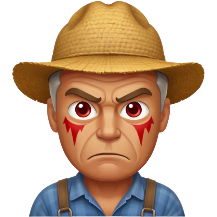 angry farmer emoji