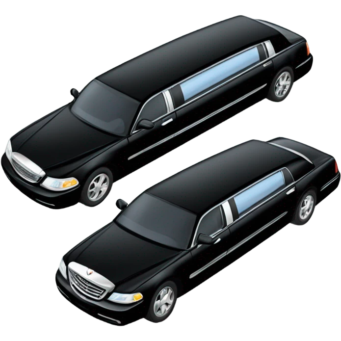 black limousine car emoji