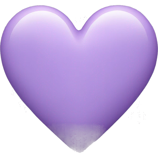 lilac heart emoji
