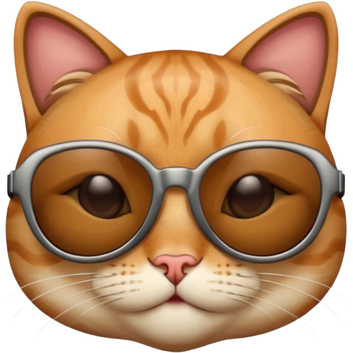 Cat wearing sunglasses emoji