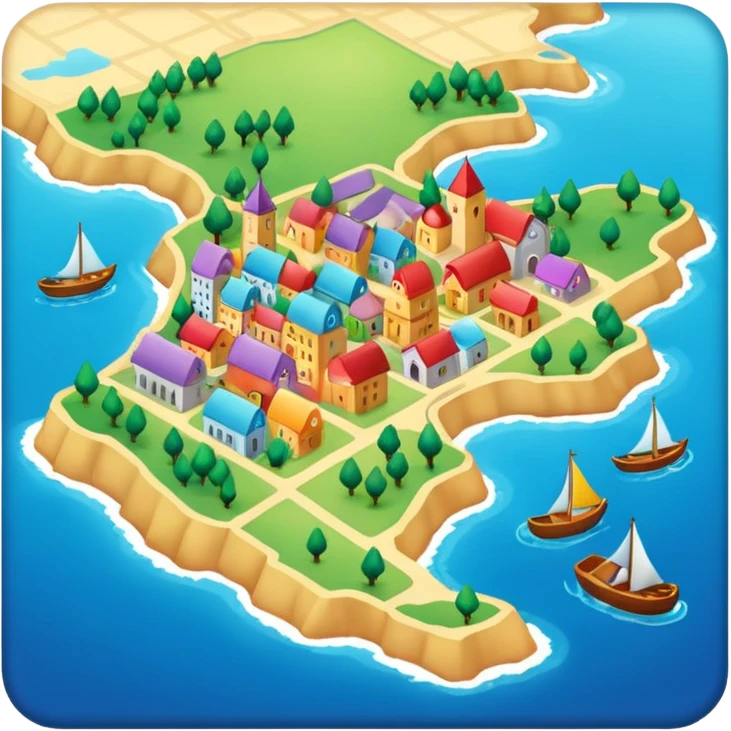 Wall map  emoji