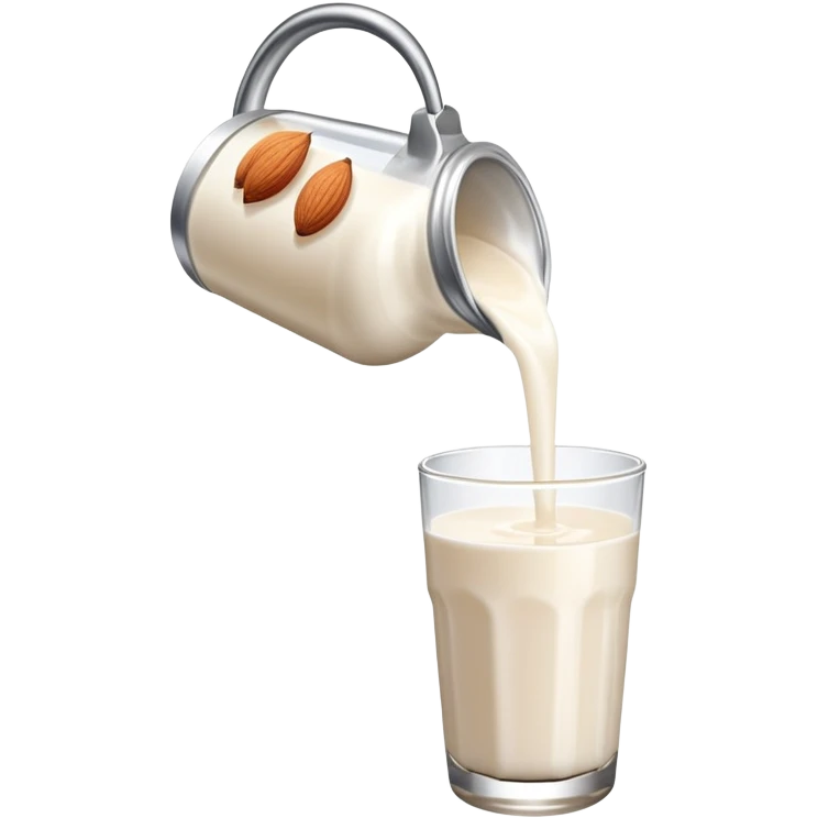 almond being milked emoji